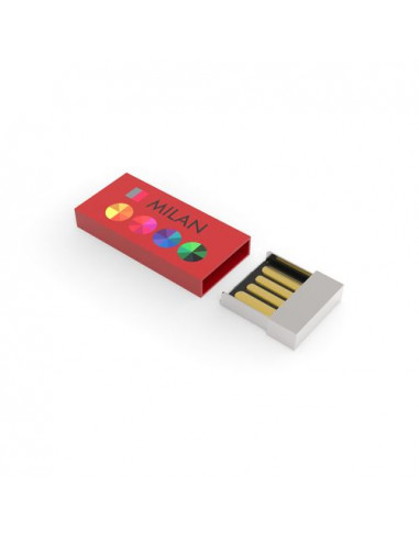 USB Stick Milan Red, 8 GB Basic