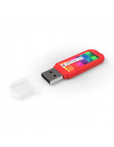 USB Stick Spectra 3.0 India Red, 128 GB Premium