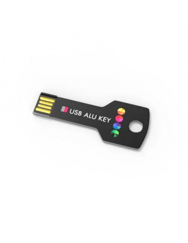 USB Stick Alu Key Black, 8 GB Premium