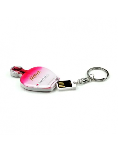 USB Stick Shape Insert Outside White, 4 GB Premium