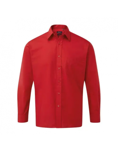 Men's Long Sleeve Poplin Shirt