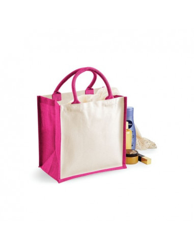 Printers Midi Jute Tote