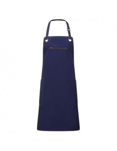 ‘Barley’ Contrast Stitch Sustainable Bib Apron