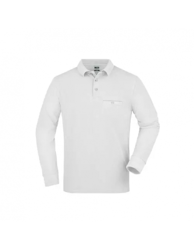 Men's Workwear Polo Pocket Longsleeve