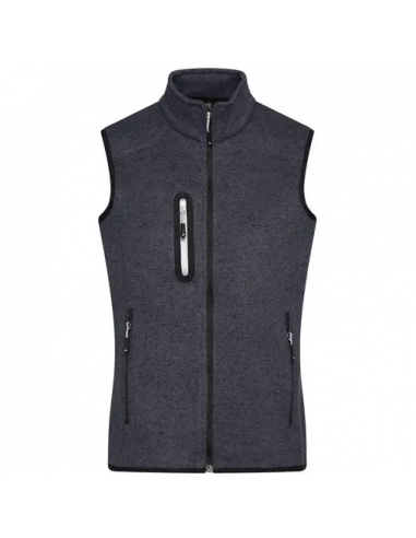 Ladies Knitted Fleece Vest