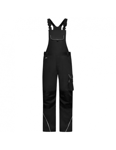 Workwear Pants With Bib - Solid