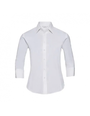 Ladies' 3/4 Sleeve Easy Care Fitted Shirt