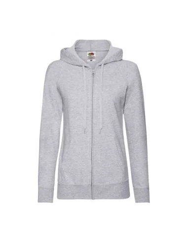 Ladies Lightweight Hooded Sweat Jacket