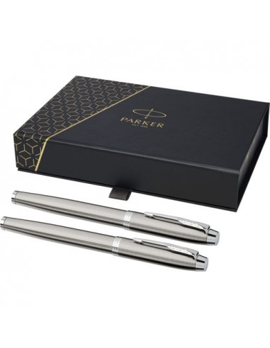 Parker set penna roller e penna stilografica IM