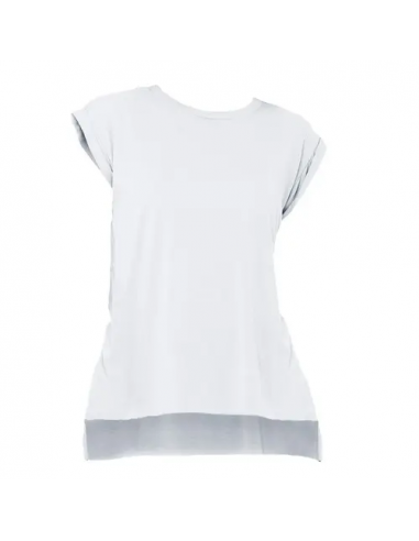 Women's Flowy Muscle Tee with Rolled Cuff