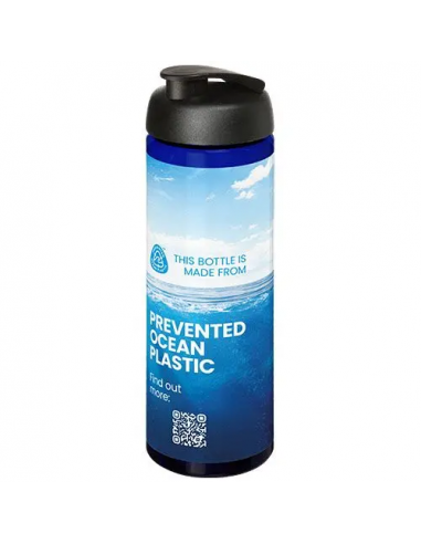 Borraccia sportiva da 850 ml con coperchio a scatto H2O Active® Eco Vibe