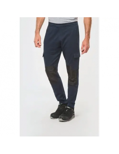 Pantalone uomo in felpa cargo ecosostenibile