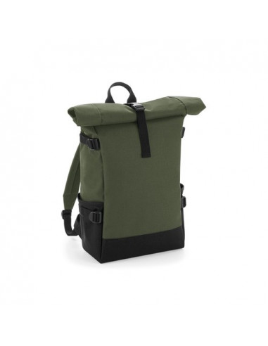 Block Roll-Top Backpack