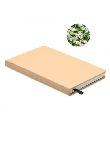 Notebook A5 in carta riciclata GROW