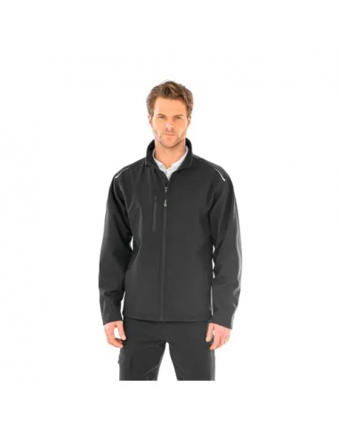 Giacca softshell in materiale riciclato