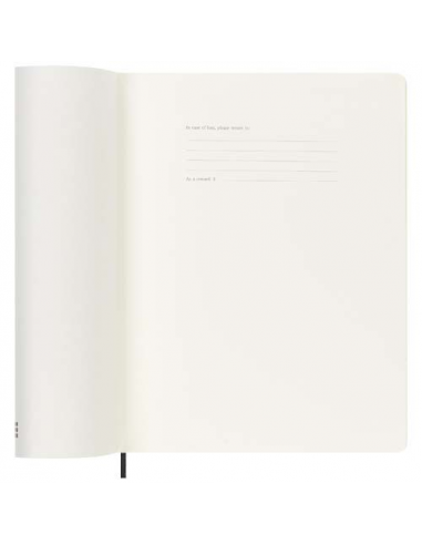 Blocco note 12 mesi formato XL con copertina morbida Moleskine