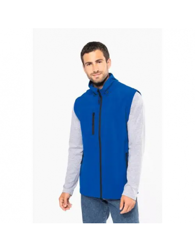 Giacca unisex Softshell a 3 strati con cappuccio e maniche staccabili