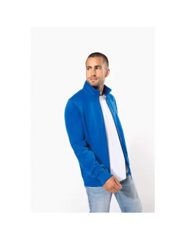 Felpa full zip uomo