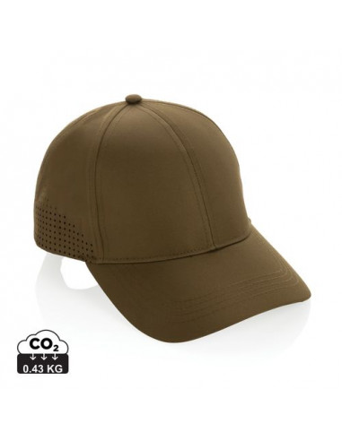 Cappellino sportivo 6 pannelli in RPET Impact AWARE™