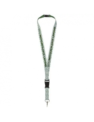 Lanyard Balta in PET riciclato con sgancio di sicurezza e fibbia