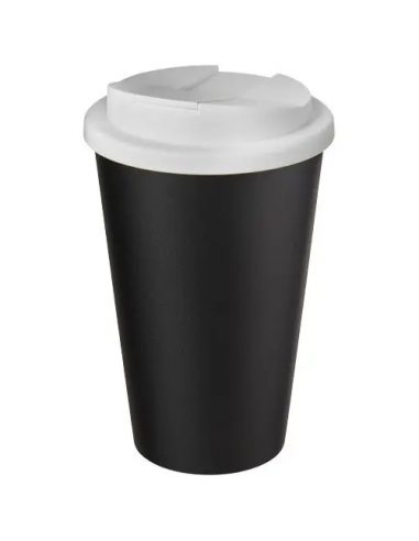 Tazza Americano® Eco da 350 ml in materiale riciclato e con coperchio ermetico