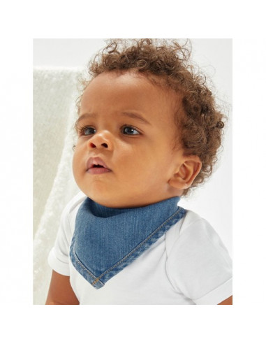 Baby Rocks Denim Bandana Bib