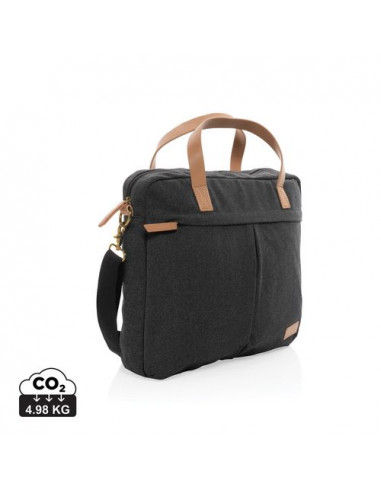 Borsa porta PC in canvas riciclato 16 once Impact AWARE™