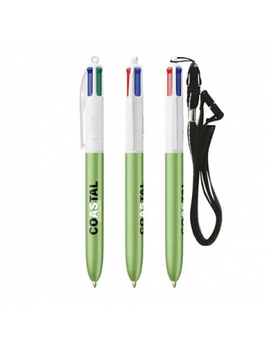 BIC® 4 Colours Glacé with Lanyard