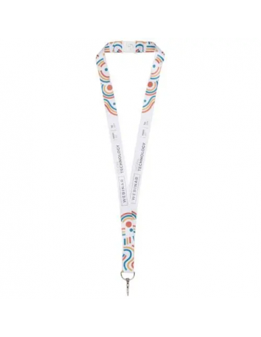 Lanyard Addie con stampa in sublimazione e sgancio di sicurezza