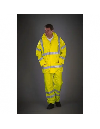 Pantalone anti-pioggia traspirante Hi-Vis Soft Flex