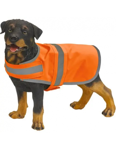 Gilet per cane con bordo riflettente ad alta visibilità