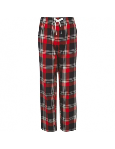 Pantaloni donna a motivo tartan