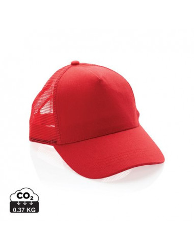 Cappellino trucker 5 pannelli in rcotton Impact AWARE™ 190gr