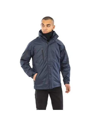 Parka uomo 3 in 1 con fodera Softshell