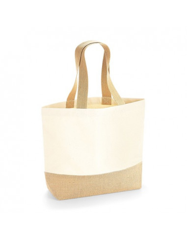 Jute Base Canvas Tote