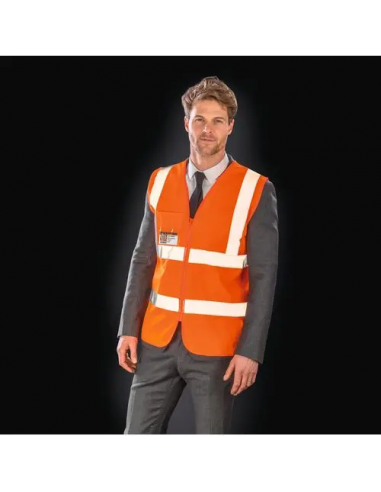 Gilet alta visibilità Tabard con zip