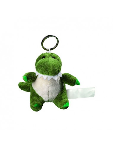 Plush crocodile with keychain