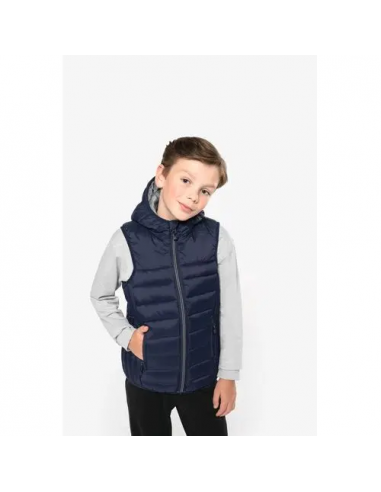 Gilet bambino con cappuccio