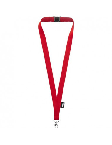 Lanyard Tom in PET riciclato con sgancio di sicurezza