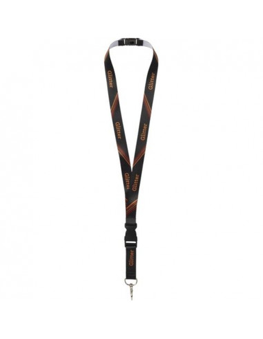 Lanyard Balko, sublimazione un lato, fibbia e sgancio di sicurezza