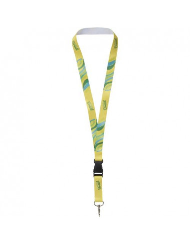 Lanyard Bude, sublimazione su un lato, fibbia in plastica