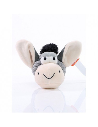 Dog toy knotted animal donkey