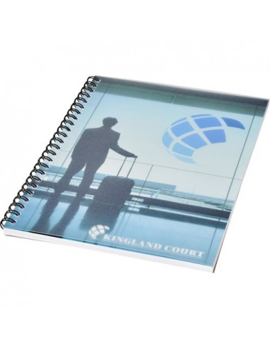 Notebook A5 spiralato Desk-Mate® con copertina in PP