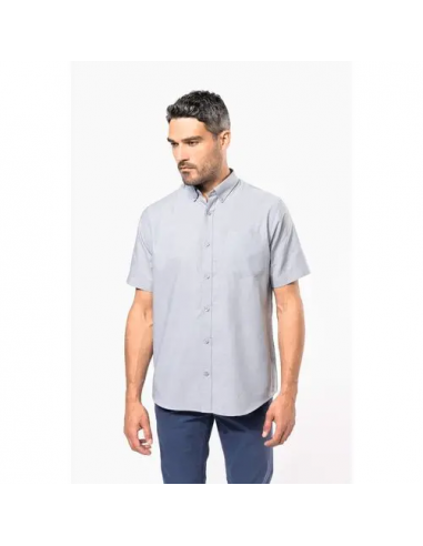 Camicia Oxford uomo manica corta