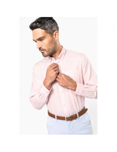 Camicia Oxford uomo manica lunga