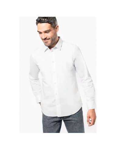 Camicia uomo elasticizzata manica lunga