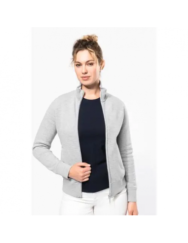 Felpa donna full zip