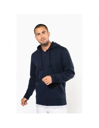 Felpa uomo con cappuccio full zip