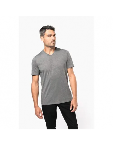 T-shirt uomo Supima® scollo a V manica corta