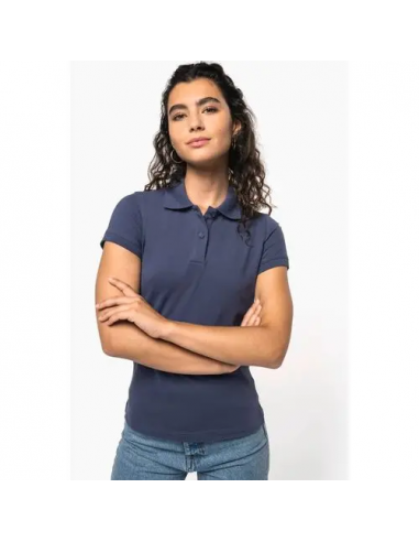 Polo piqué donna maniche corte